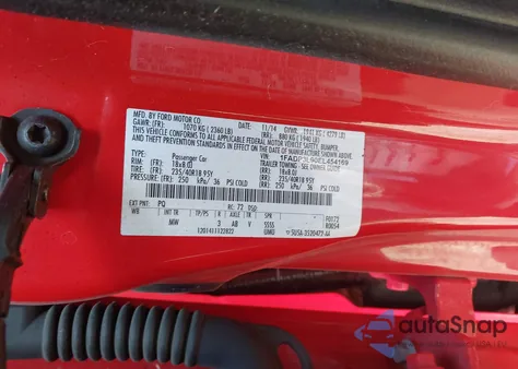 2014 Ford Focus St z USA, uszkodzony, nr VIN 1FADP3L90EL454169